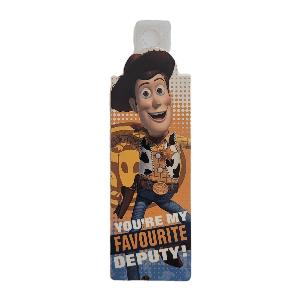 2010 Deputy Woody Cowboy Toy Story 3 Bookmark Magnetic Magnet UK Company If 6801